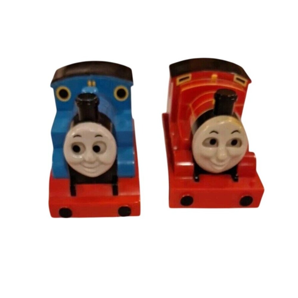 Thomas The Train 2004 Pull Back Engines Percy & Thomas 3.5 Inch Eyes Move - Picture 5 of 9